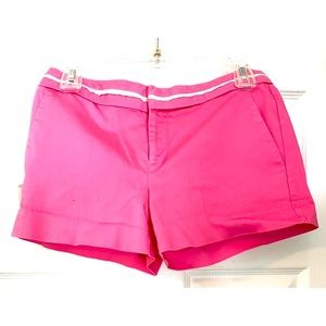 Forever 21 Pink Shorts w/ White Stripe Waistband